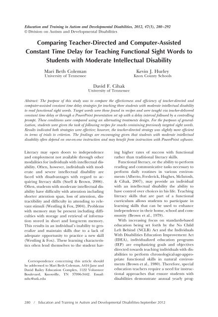 etadd_47(3) - Division on Autism and Developmental Disabilities