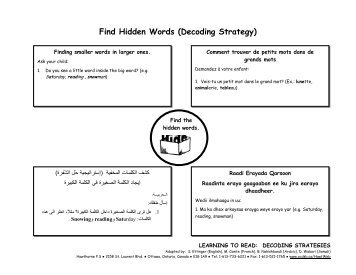 Find Hidden Words (Decoding Strategy)
