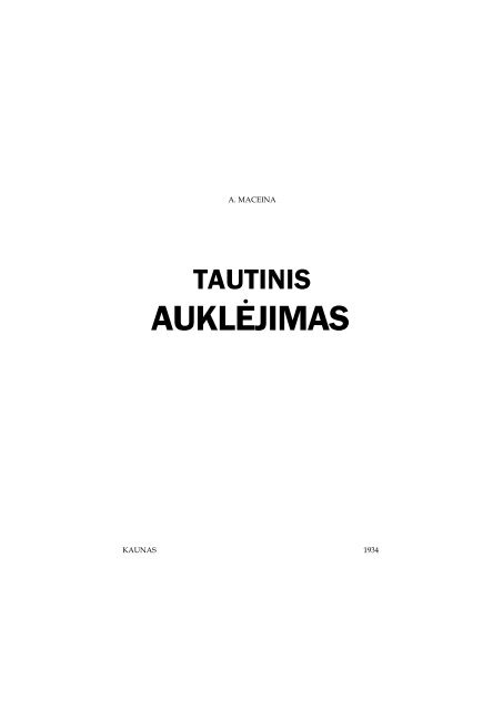 AUKLĖJIMAS - Maceina.lt