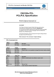 CN3102e PCL PCL/PJL Specification