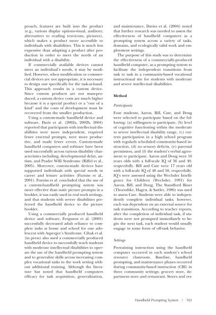 Download the Journal (PDF) - Division on Autism and ...