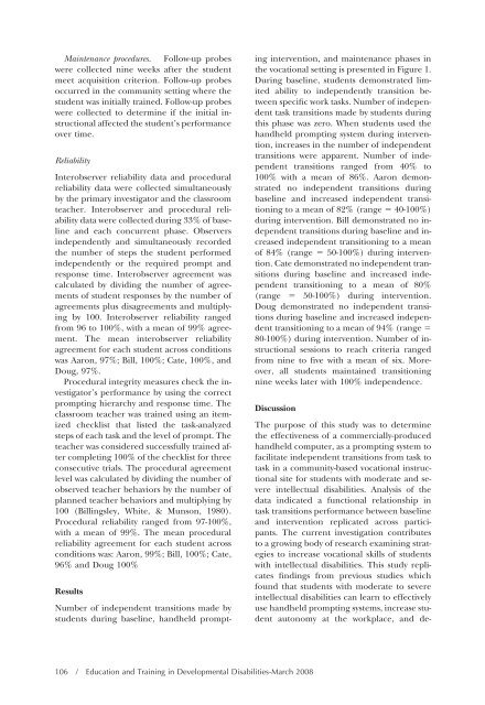 Download the Journal (PDF) - Division on Autism and ...