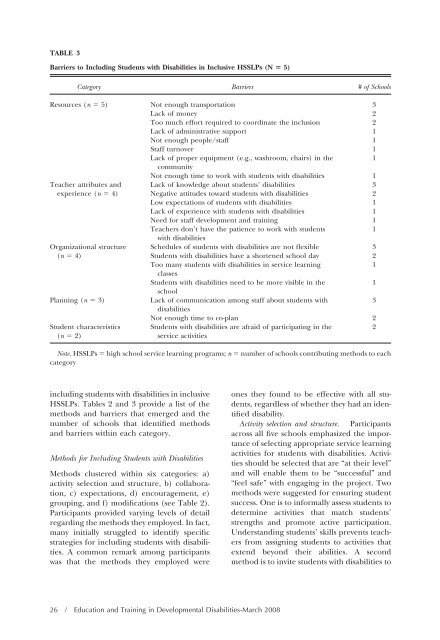 Download the Journal (PDF) - Division on Autism and ...