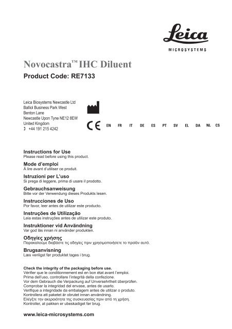 Novocastra™ IHC Diluent