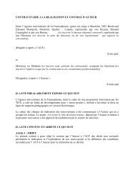 CONTRAT D'AUTEUR REMUNERE AU FORFAIT