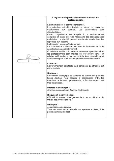 introduction analyse organisationnelle m2 - FOAD - Formations ...