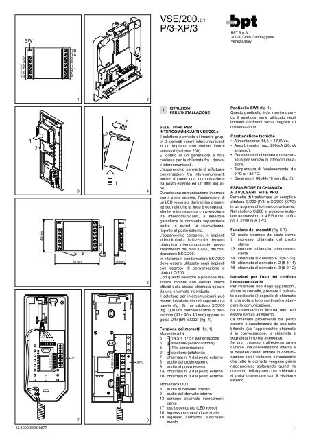 VSE/200.01 istr. nuove - Tribpt