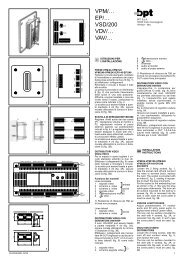 VPM/… EP/… VSD/200 VDV/… VAV/… - TECH FASS sro