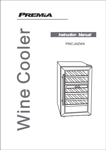 wine cooler manual - Air & Water