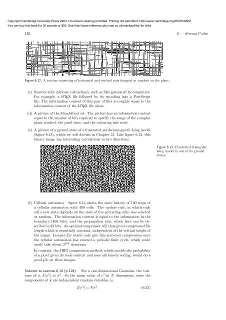 Information Theory, Inference, and Learning ... - MAELabs UCSD