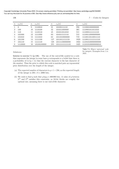 Information Theory, Inference, and Learning ... - MAELabs UCSD