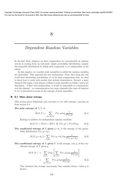 Information Theory, Inference, and Learning ... - MAELabs UCSD