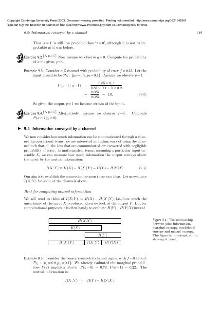 Information Theory, Inference, and Learning ... - MAELabs UCSD