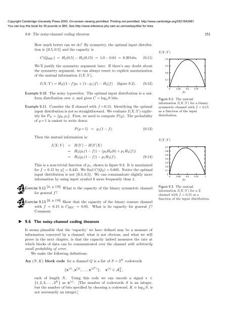 Information Theory, Inference, and Learning ... - MAELabs UCSD