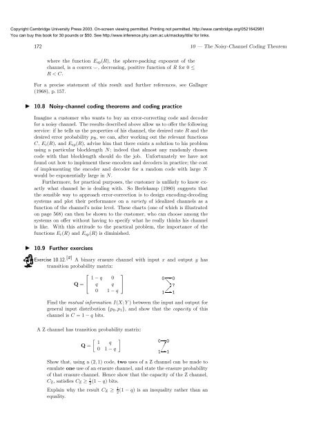 Information Theory, Inference, and Learning ... - MAELabs UCSD