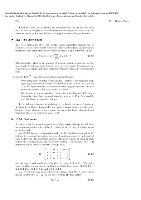 Information Theory, Inference, and Learning ... - MAELabs UCSD