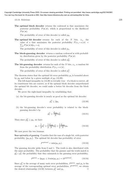 Information Theory, Inference, and Learning ... - MAELabs UCSD