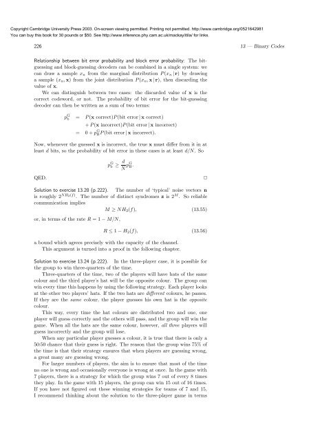 Information Theory, Inference, and Learning ... - MAELabs UCSD