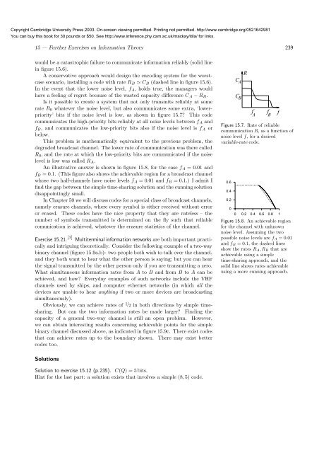 Information Theory, Inference, and Learning ... - MAELabs UCSD