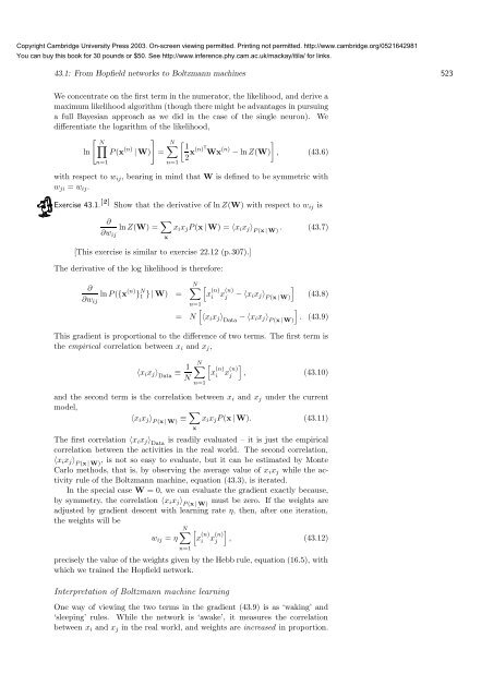 Information Theory, Inference, and Learning ... - MAELabs UCSD