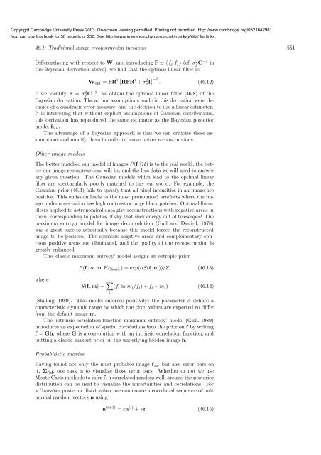 Information Theory, Inference, and Learning ... - MAELabs UCSD