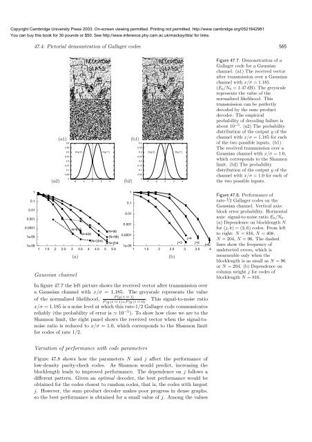 Information Theory, Inference, and Learning ... - MAELabs UCSD