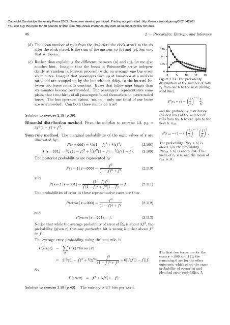 Information Theory, Inference, and Learning ... - MAELabs UCSD