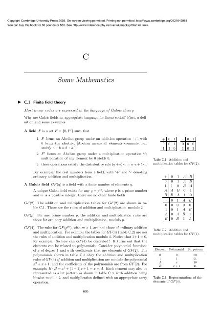 Information Theory, Inference, and Learning ... - MAELabs UCSD