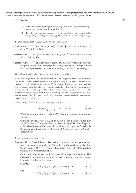 Information Theory, Inference, and Learning ... - MAELabs UCSD