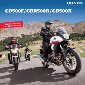 CB500F (PDF, 9.6 MB) - Honda