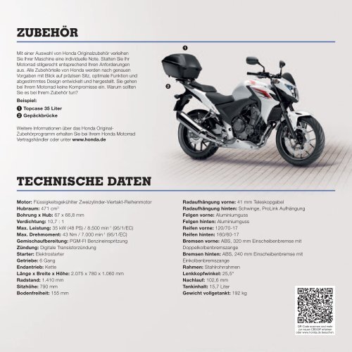 CB500F (PDF, 9.6 MB) - Honda