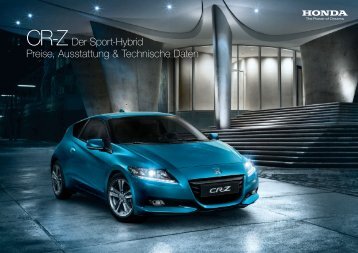 Preisliste CR-Z - Honda