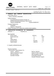 MATERIAL SAFETY DATA SHEET Page:1/5 MSDS No.: MFP-2912 ...