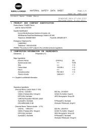 MATERIAL SAFETY DATA SHEET Page:1/6 MSDS No.:MFP-0322 ...