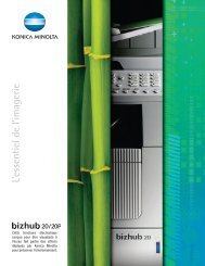 Brochure (PDF) - konica minolta canada