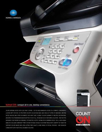 Product Brochure (PDF) - konica minolta canada