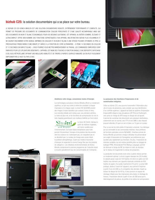 Brochure - konica minolta canada