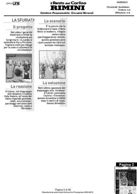 Rassegna stampa - Comune di Rimini