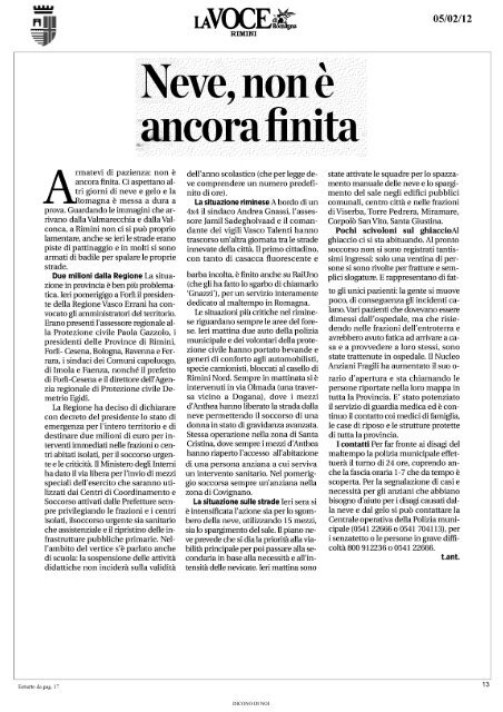 Rassegna Stampa - Comune di Rimini