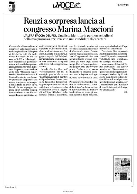 Rassegna Stampa - Comune di Rimini