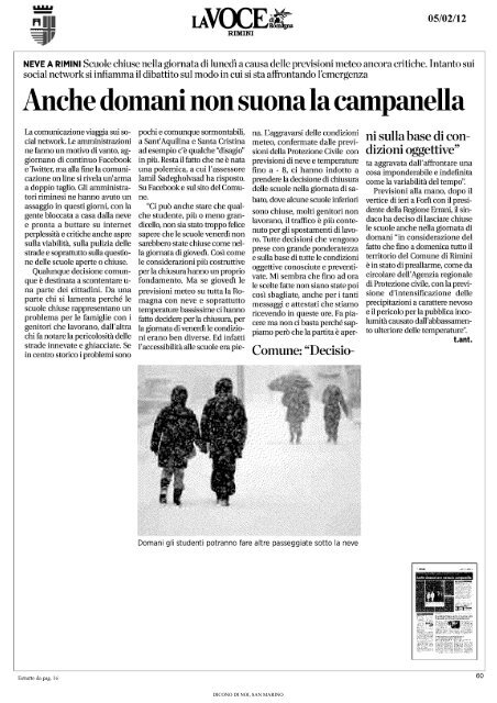 Rassegna Stampa - Comune di Rimini