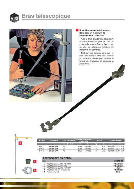 Accessoires (Français) - Desoutter Tools Mobile Catalogue