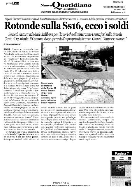 Rassegna stampa - Comune di Rimini