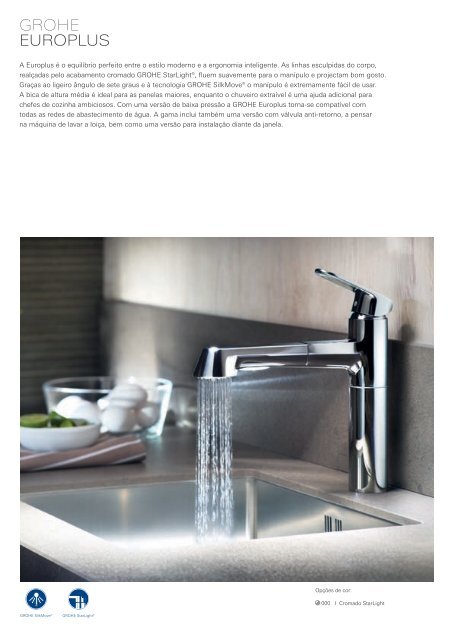 A sua cozinha GROHE grohe.pt - GROHE Blue