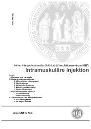 Intramuskuläre Injektion - Kölner interprofessionelles Skills Lab und ...