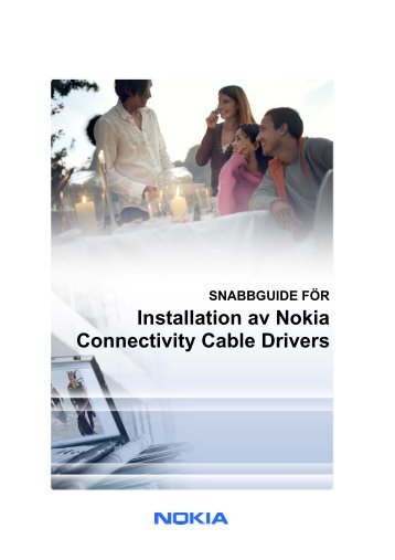 Quick Guide for Installing Nokia Connectivity Cable Drivers