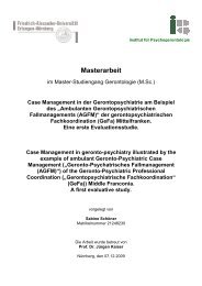 Ambulanten Gerontopsychiatrischen ... - Angehörigenberatung e.V.