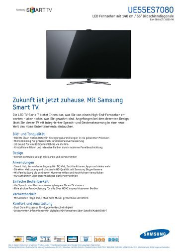 Samsung UE55ES7080 de - Produktinformation