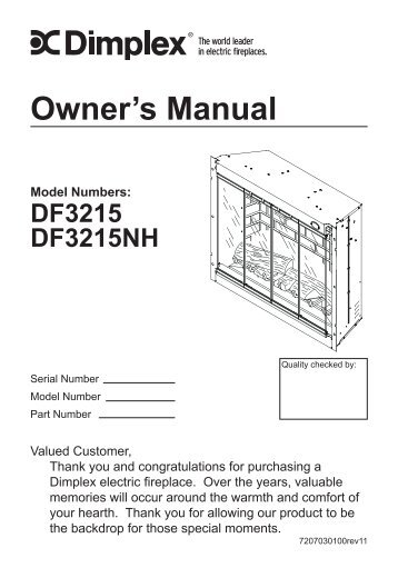 Owner's Manual - Electric Heaters