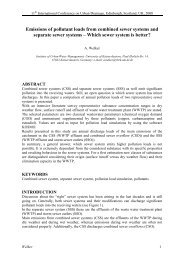 Emissions of pollutant loads from combined sewer systems and ...